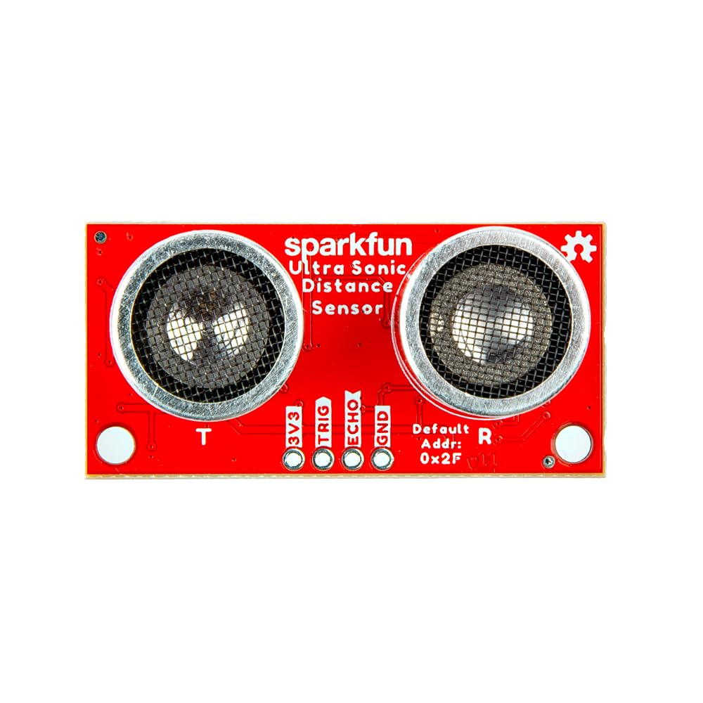 SparkFun Ultrasonic Distance Sensor - TCT40 (Qwiic) Ultrasonic Distance Sensor - HC-SR04 Non-Contact Distance Measurement - Operating Voltage 3.3V - Board Dimensions: 1.75 in x 0.85 in